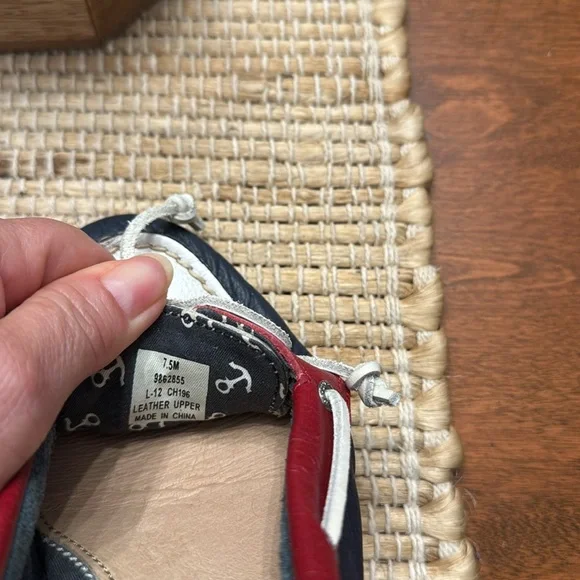 Sperry Top-Sider Red, white and blue Flats Nautical Loafers - Picture 10 of 11